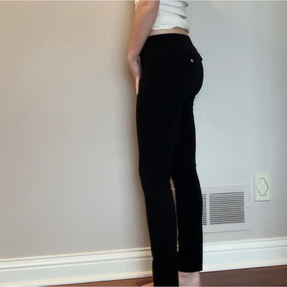 Black Juicy Couture Low Rise Zip Pants